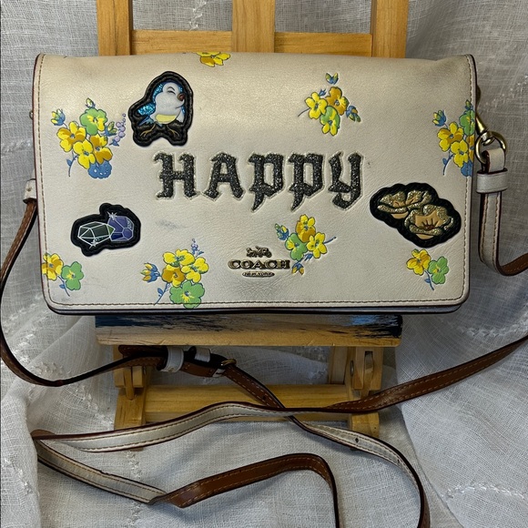Coach Handbags - Coach Disney Happy pocketbook leather shoulder bag